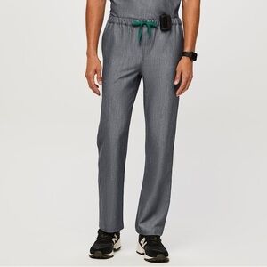 Figs Pisco Basic Scrub Straight Leg Pants in Graphite 4 Pockets Anti-Wrinkle XL